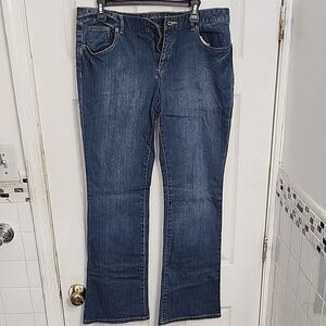 Michael Kors Boot Cut Blue Jeans | Women’s 12 | Medium Wash Stretch Denim